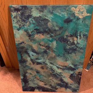 Acrylic for paint 24 inch canvas bar 36 silver shine